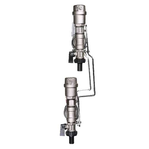 Коллекторная группа с расходомерами 6 выходов 1"х3/4" НЕРЖ 589 Valtec - almatherm.kz