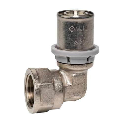 Угольник пресс ВР 20x1/2" Muslook - almatherm.kz