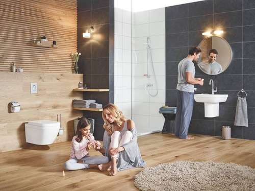 Унитаз подвесной безободковый сиденье с микролифтом Grohe Euro Ceramic - almatherm.kz