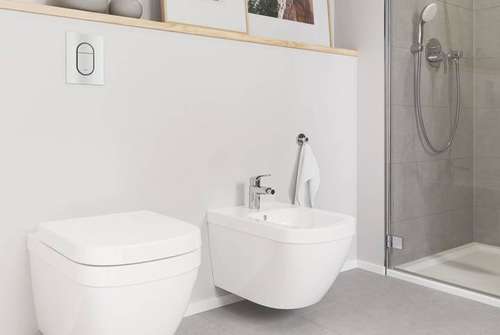 Унитаз подвесной сиденье с микролифтом Grohe Euro Ceramic 39554000 - almatherm.kz
