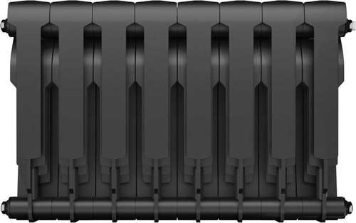 Радиатор биметаллический 350x80 (1 секция) BiLiner Noir Sable Royal Thermo Радиатор биметаллический 350x80 (1 секция) BiLiner Noir Sable Royal Thermo - almatherm.kz