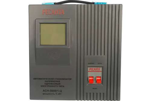 Стабилизатор напряжения 5000 Вт Ресанта АСН-5000/1-Ц - almatherm.kz