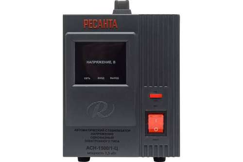 Стабилизатор напряжения 1500 Вт Ресанта АСН-1500/1-Ц - almatherm.kz