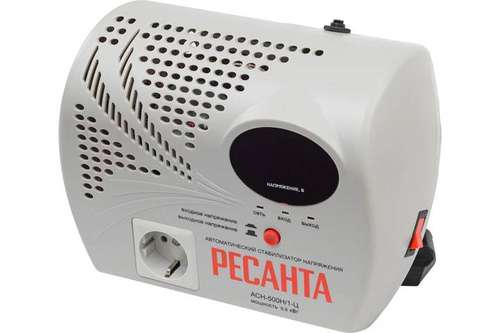 Стабилизатор напряжения настенный 500 Вт Ресанта АСН-500Н1/1-Ц - almatherm.kz