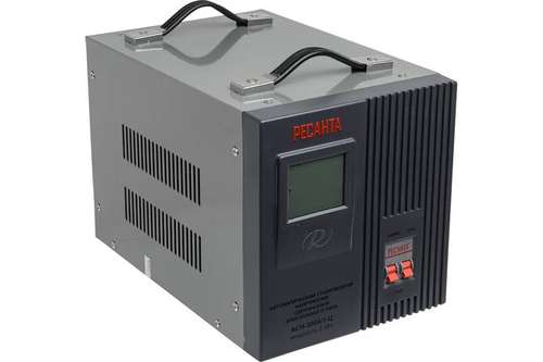 Стабилизатор напряжения 3000 Вт Ресанта АСН-3000/1-Ц - almatherm.kz