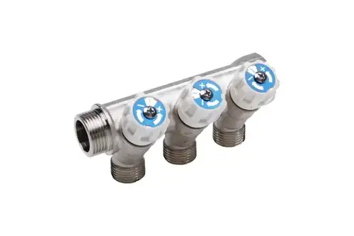Реттелетін коллектор HP 2 розеткалары 3/4"x1/2" Aqualink - almatherm.kz