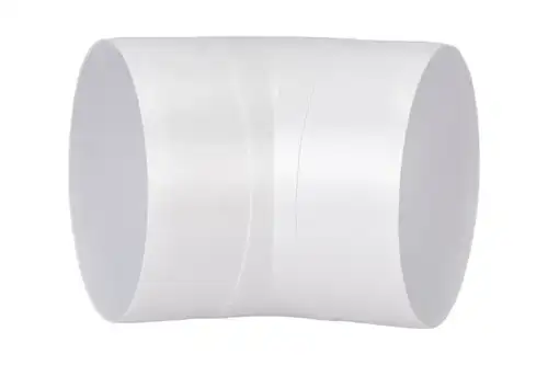 Колено круглое 45° пластик D100 ERA 10ККП 45° - almatherm.kz