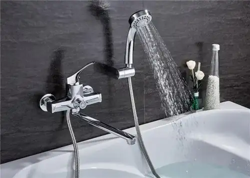Ванна араластырғышы ұзын шүмегінен жасалған хром Ledeme L2242 - almatherm.kz