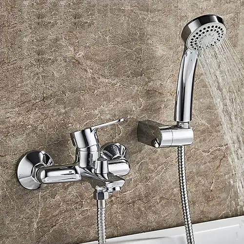 Ваннаға арналған араластырғыш қысқа шүмегі хром Ledeme L3003 - almatherm.kz