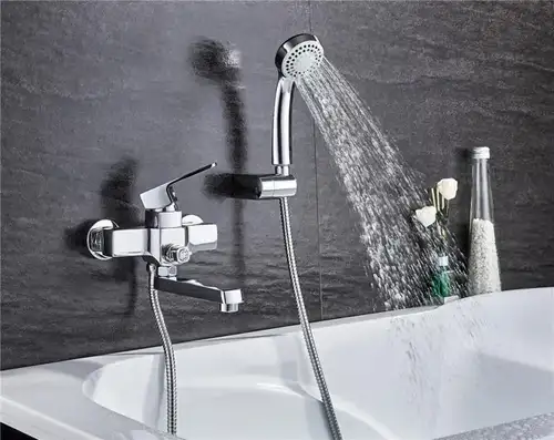 Ваннаға арналған араластырғыш қысқа шүмегі хром Ledeme L3130 - almatherm.kz