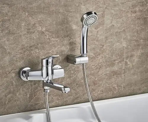 Ваннаға арналған араластырғыш қысқа шүмегі хром Ledeme L3140 - almatherm.kz