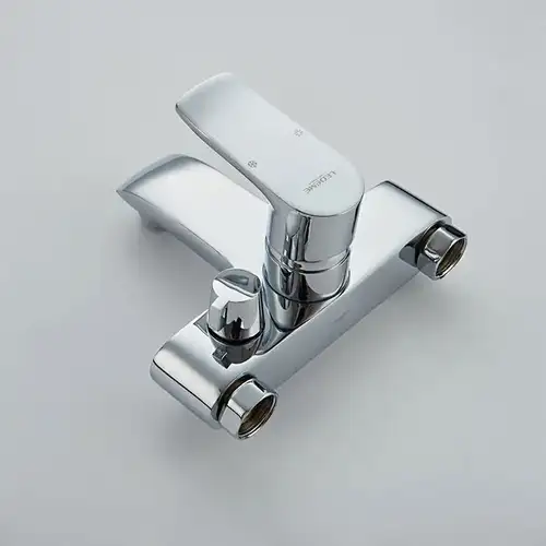 Ваннаға арналған араластырғыш қысқа шүмегі бар хром Ledeme L3234 - almatherm.kz