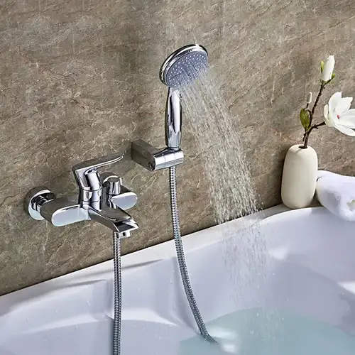 Ваннаға арналған араластырғыш қысқа шүмегі бар хром Ledeme L3234 - almatherm.kz