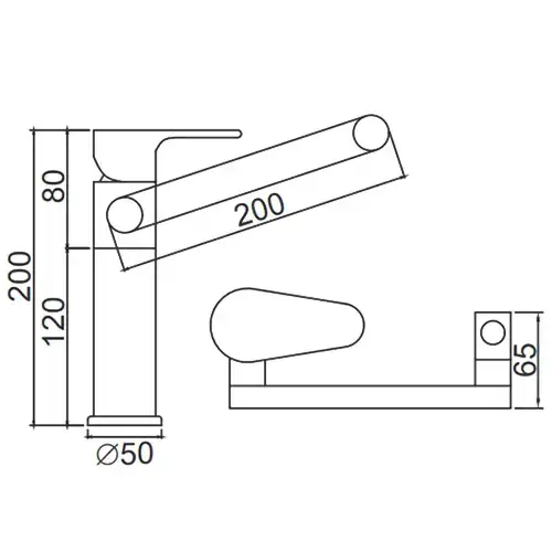 Смеситель кухни бронза Ledeme L1055-17C - almatherm.kz