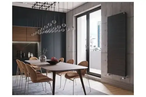Радиатор биметаллический PianoForte Tower 500 /Noir Sable - 22 секц. Royal Thermo - almatherm.kz