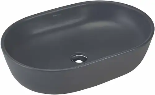 Раковина на столешницу накладная антрацит Ege Vitrifiye Knidos 8860108 - almatherm.kz