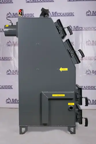 Котел твердотопливный 20 кВт с горизонтальными колодцами Механик ВКВ-20 - almatherm.kz