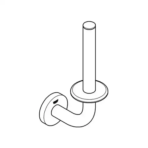 Держатель запасного рулона бумаги темный графит матовый Grohe Essentials 40385AL1 - almatherm.kz