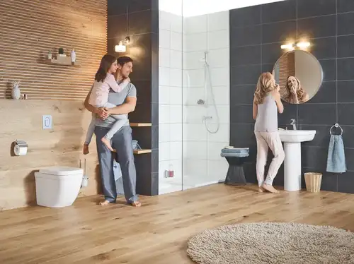 Унитаз приставной безободковый без сиденья Grohe Euro Ceramic 39339000 - almatherm.kz