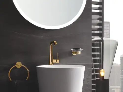 Держатель холодный рассвет глянец Grohe Essentials 40369GL1 - almatherm.kz
