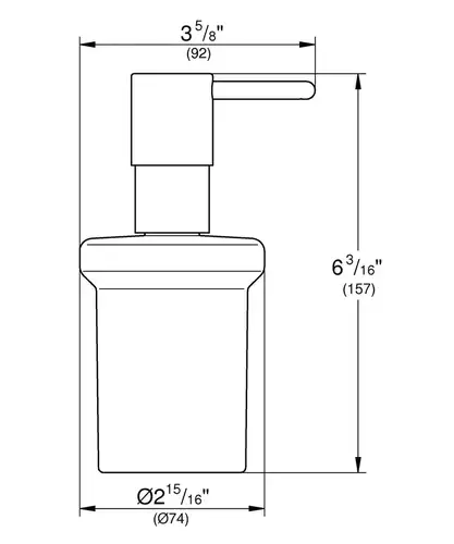 Дозатор жидкого мыла холодный рассвет глянец Grohe Essentials 40394GL1 - almatherm.kz