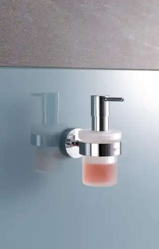 Дозатор жидкого мыла с держателем Grohe Essentials 40448001 - almatherm.kz