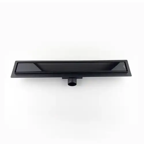 Трап линейный 70x600 Черное стекло Urban Asua - almatherm.kz