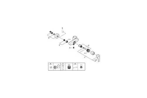 Смеситель душа Grohe EuroSmart New 33555003 - almatherm.kz