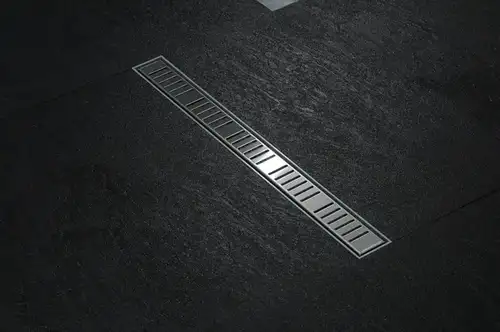 Трап линейный 70x600 корпус ABS пластик, металлическая решетка, с ножками Asua - almatherm.kz
