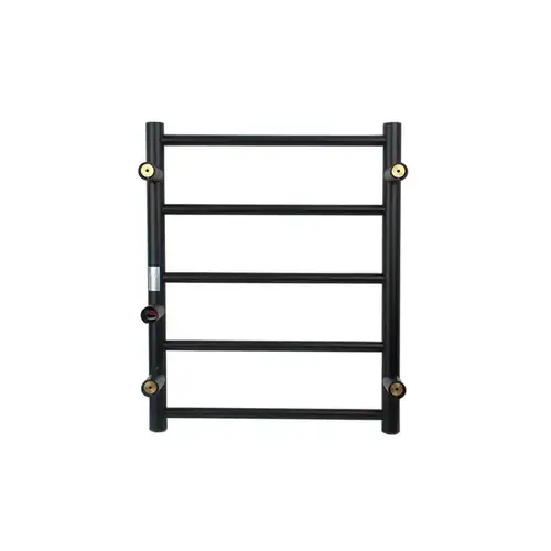 Полотенцесушитель электрический 435x535 Прага правый черный Asua - almatherm.kz