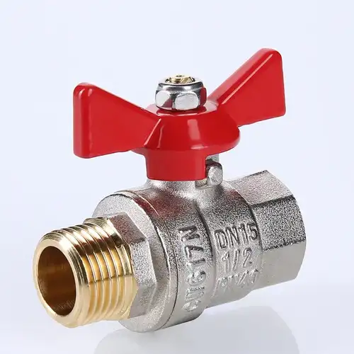 Кран шаровой ВР-НР 3/4" с бабочкой Valtec - almatherm.kz