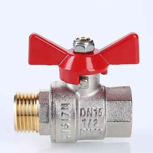 Кран шаровой ВР-НР 3/4" с бабочкой Valtec - almatherm.kz