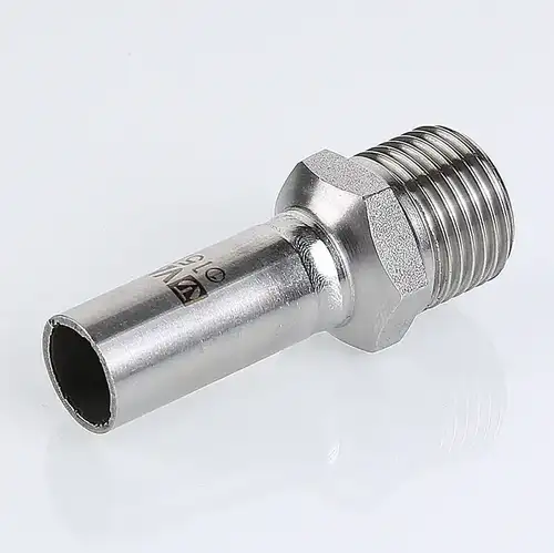 Вставка резьбовая нерж НР 15x3/4" Valtec - almatherm.kz