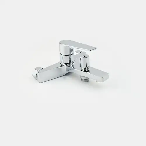 Смеситель ванны короткий излив хром Asua Anser 32014000 - almatherm.kz
