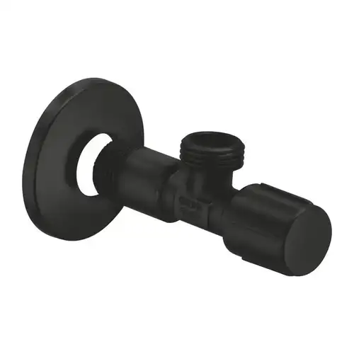 Вентиль угловой для бытовых приборов 1/2"x1/2" черный матовый Grohe 1023422430 - almatherm.kz