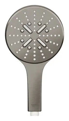 Душевая лейка 3 режима темный графит матовый Grohe Rainshower SmartActive 130 26574AL0 - almatherm.kz