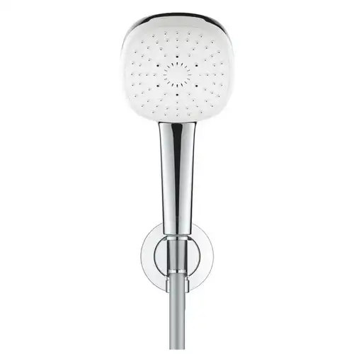 Душевая лейка 3 режима со шлангом и кронштейном хром Grohe Tempesta Cube 110 26910003 - almatherm.kz