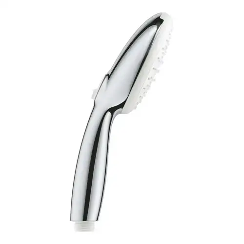 Душевая лейка 2 режима хром/белый круглый Grohe Tempesta 110 27597003 - almatherm.kz