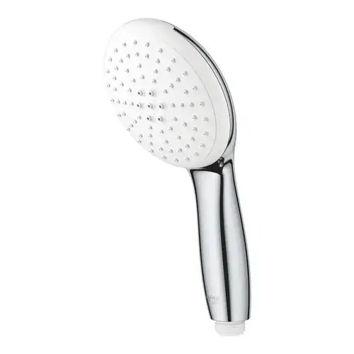 Душевая лейка 2 режима хром/белый круглый Grohe Tempesta 110 27597003 - almatherm.kz