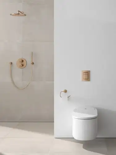 Держатель туалетной бумаги без крышки черный Grohe Essentials 1024722430 - almatherm.kz