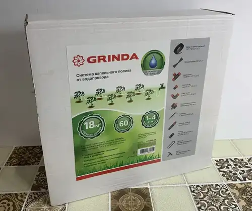 Система капельного полива от водопровода на 60 растений Grinda 425270-60 - almatherm.kz