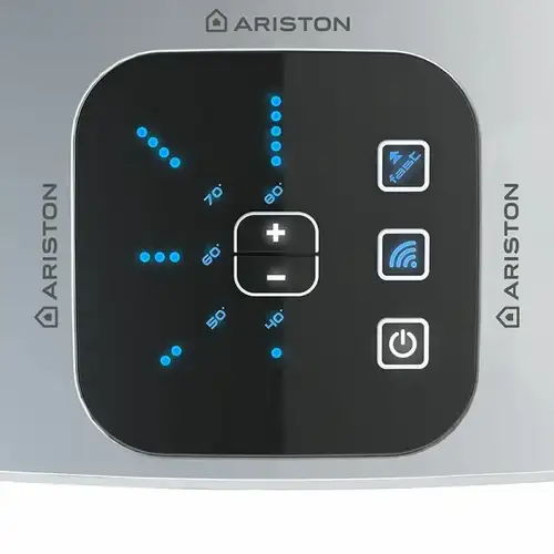 Водонагреватель электрический накопительный V 100 л (серый) Ariston ABS VLS EVO WIFI INOX PW 100 - almatherm.kz