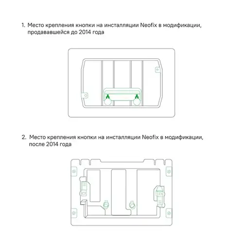 Клавиша смыва инсталляции матовое золото Iddis Unifix UNIS2MGi77 - almatherm.kz