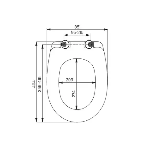 Сиденье для унитаза Iddis Optima Home ID 126 Dp Sc - almatherm.kz