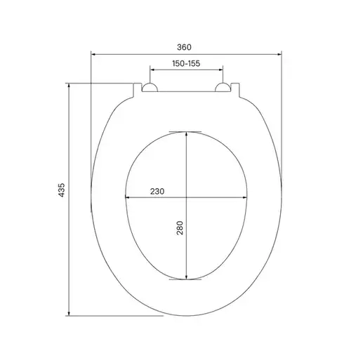 Сиденье для унитаза Iddis Optima Home ID 01 061.1 bel - almatherm.kz