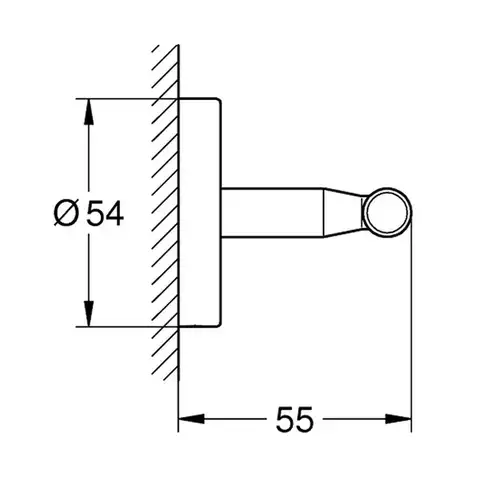 Крючок двойной Grohe Bau Cosmopolitan 40461001 - almatherm.kz