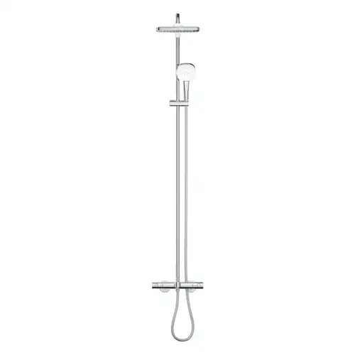 Душевая система с термостатом Grohe Tempesta System 250 Cube 26691001 - almatherm.kz