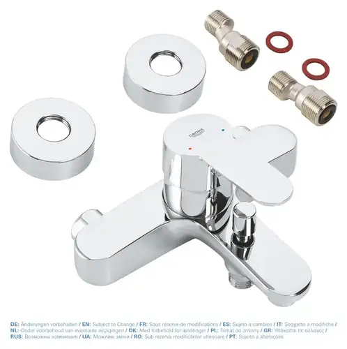 Смеситель ванны короткий излив Grohe Eurostyle Cosmopolitan 33591002 - almatherm.kz