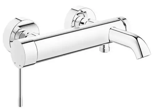 Смеситель ванны короткий излив Grohe Essence+ 33624001 - almatherm.kz