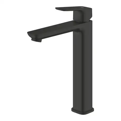 Смеситель раковины размер XL черный матовый Grohe Cubeo 1017292430 - almatherm.kz